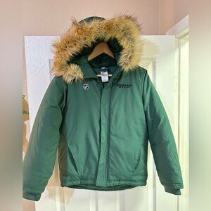 NHL Youth Green Jacket